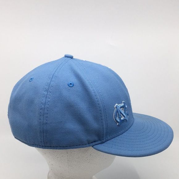 UNC North Carolina Tarheels New Era Fitted Hat Baseball Cap 7 3/8. Map detail. - Picture 7 of 16